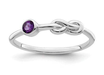 Sterling Silver Rings Style QBR34FEB - Classique Jewelry Inc.