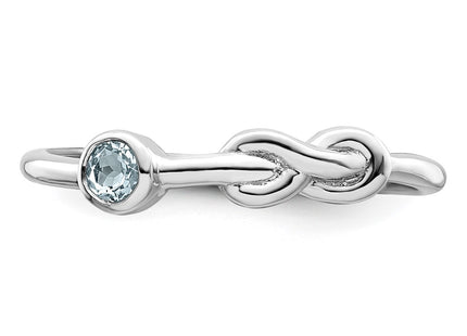 Sterling Silver Rings Style QBR34MAR - Classique Jewelry Inc.