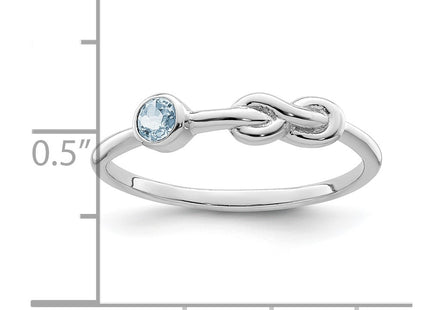 Sterling Silver Rings Style QBR34MAR - Classique Jewelry Inc.