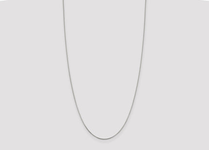 Sterling silver box link anklet