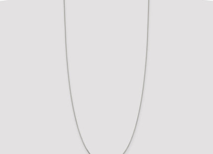 Sterling silver box link anklet, additional view