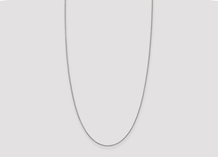 Sterling silver box link anklet