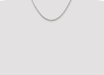 Sterling Silver Byzantine Chain (Style QBZ060-18)