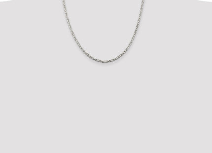 Sterling Silver Byzantine Chain (Style QBZ060-20)