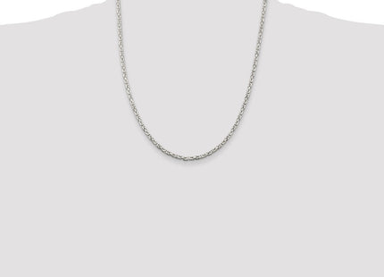 Sterling Silver Byzantine Chain (Style QBZ060-22)