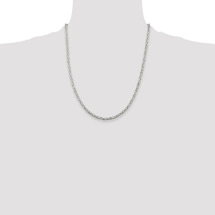 Sterling Silver Byzantine Chain (Style QBZ060-22)