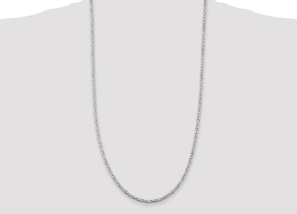 Sterling Silver Byzantine Chain (Style QBZ060-28)