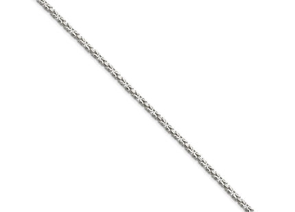 Sterling Silver Byzantine Chain (Style QBZ060-8)
