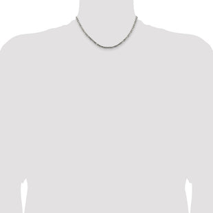 Sterling Silver Byzantine Chain (Style QBZ080-16)
