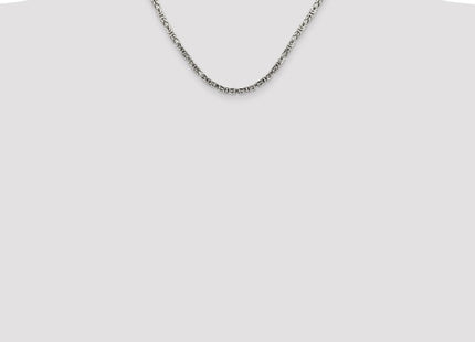Sterling Silver Byzantine Chain (Style QBZ080-18)