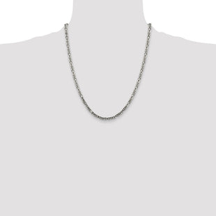 Sterling Silver Byzantine Chain (Style QBZ080-22)
