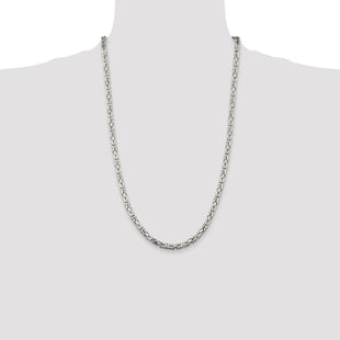 Sterling Silver Byzantine Chain (Style QBZ100-26)