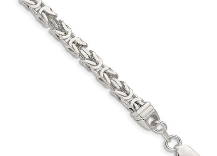 Sterling Silver Byzantine Chain (Style QBZ100-8)