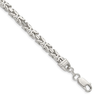Sterling Silver Byzantine Chain (Style QBZ100-8)