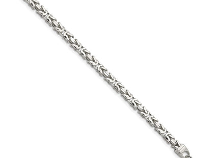 Sterling Silver Byzantine Chain (Style QBZ120-8)