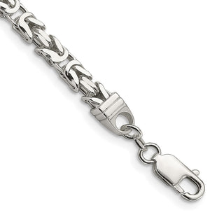 Sterling Silver Byzantine Chain (Style QBZ120-8)