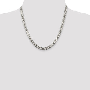 Sterling Silver Byzantine Chain (Style QBZ150-20)