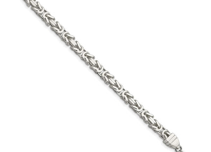 Sterling Silver Byzantine Chain (Style QBZ150-8)