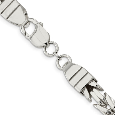 Sterling Silver Byzantine Chain, 24 x 8.25mm