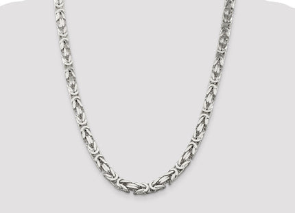Sterling Silver Byzantine Chain (Style QBZ200-24)