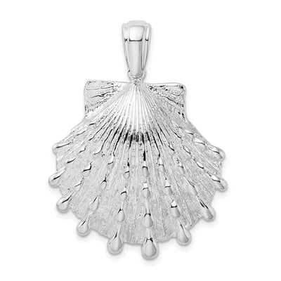 Sterling silver paw pendant
