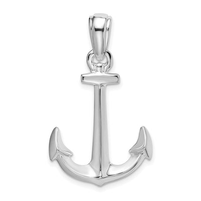 Sterling silver anchor pendant