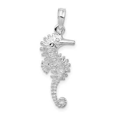 Sterling silver seahorse pendant