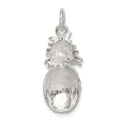 Sterling Silver Pineapple Charm, 25 x 11mm