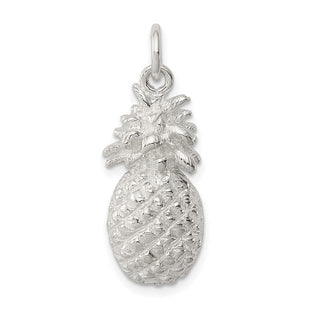 Sterling Silver Pineapple Charm (Style QC1002)