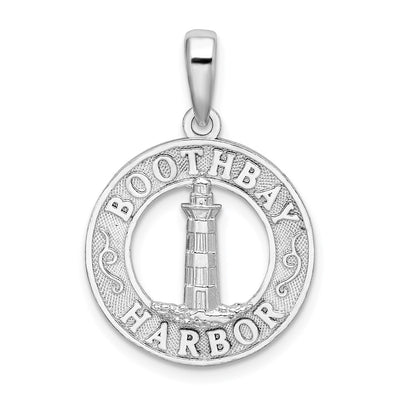 Sterling silver circle pendant