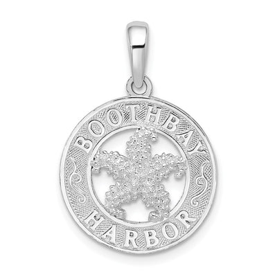 Sterling silver starfish pendant