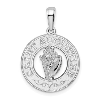 Sterling silver circle pendant
