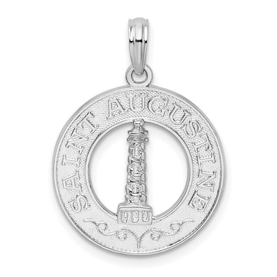 Sterling silver circle pendant