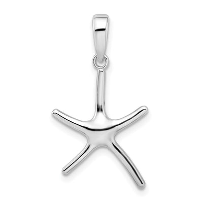 Sterling silver starfish pendant