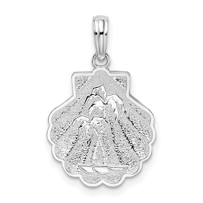 Sterling silver tree pendant