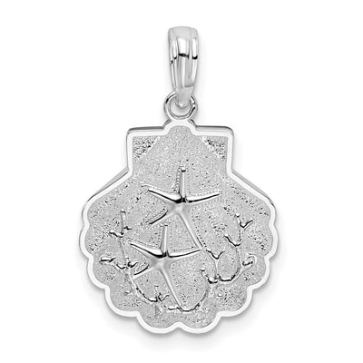 Sterling silver starfish pendant