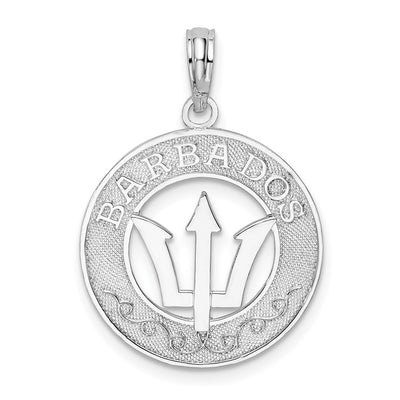 Sterling silver circle pendant