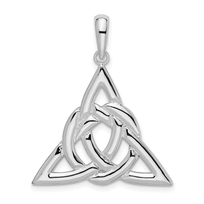 Sterling silver knot pendant