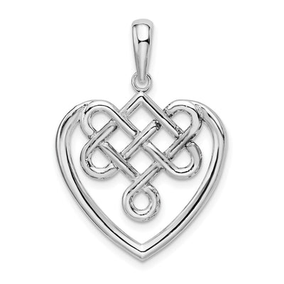 Sterling silver heart pendant