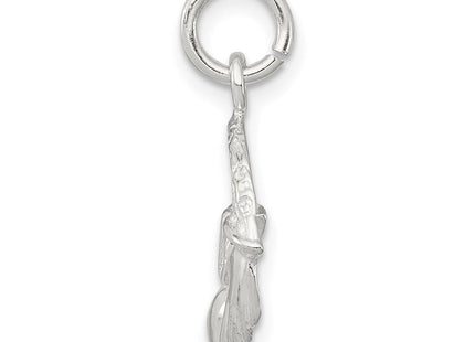 Sterling Silver Claddagh Charm (Style QC1017)