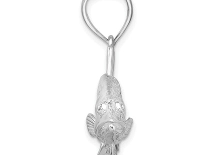 Sterling silver pendant, alternate view
