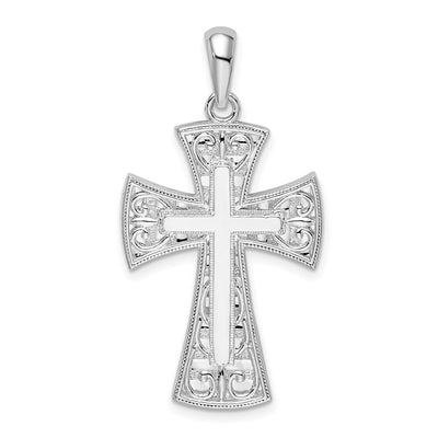 Sterling silver cross pendant