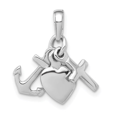 Sterling silver anchor pendant