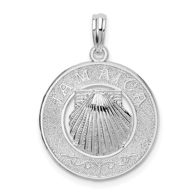 Sterling silver circle pendant