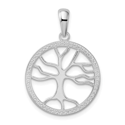 Sterling silver tree of life pendant
