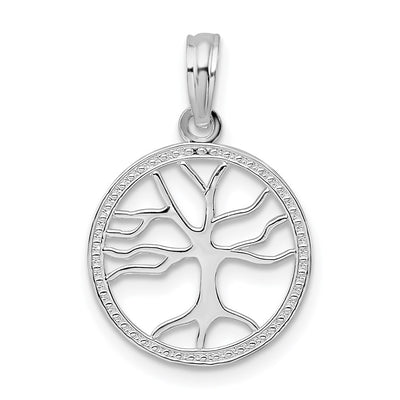 Sterling silver tree of life pendant
