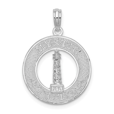 Sterling silver circle pendant