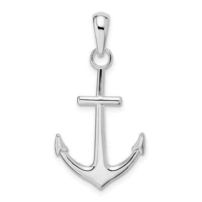 Sterling silver anchor pendant