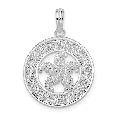 Sterling silver starfish pendant