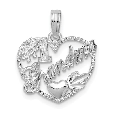 Sterling silver heart pendant